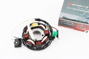 Статор магнето 8 котушок, роз'єм мама 3 + 2, висота 29мм, 152QMI 157QMJ GY6 125-150cc, арт. 310850