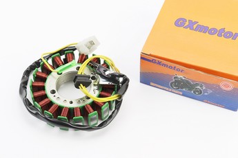 Статор магнето (генератора) Honda CN250/CF250, 18 котушок, роз’єм 1 + 3, тип 3, арт. 313095