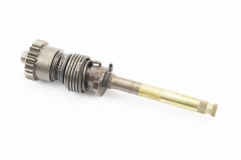 Вал кікстартера у зборі Delta 72cc/110cc 205мм, шестерня + пружина, арт. 318011