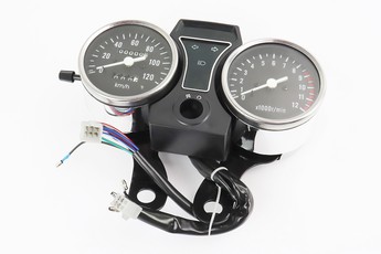 Спідометр подвійний Alpha 72cc/110cc 120км/год + електронний тахометр вузьке кріплення мама-тато, арт. 319381