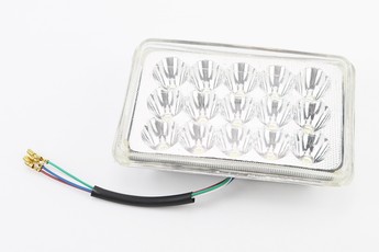 Фара квадратна передня частина, 15 LED, 165x105мм, TUNING, арт. 321492