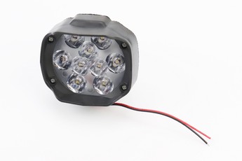 Фара додаткова світлодіодна, вологозахисна, 9 LED, 77x64мм, з кріпленням, арт. 324495