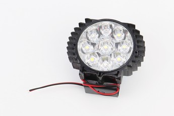Фара додаткова світлодіодна-9 LED з кріпленням, компакт чорний тип 1, арт. 324614