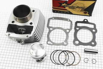 Поршнева CG125 156FMI 125cc 56,5мм, ЦПГ (циліндро-поршнева група, палець 15мм, висота циліндра 69/96мм), арт. 326111