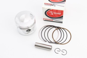 Поршень CG150cc 163FML 62мм STD (поршневий комплект, Н=49,5мм, палець 15мм), арт. 326176