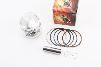 Поршень CG125cc 156FMI 56,5мм +0,75 (поршневий комплект, Н=52мм, палець 15мм), арт. 326208