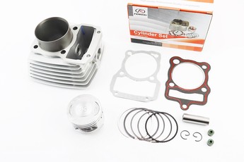 Поршнева CG200 164FML 200cc 63,5мм, ЦПГ (циліндро-поршнева група, палець 15мм, висота циліндра 76/104мм), арт. 326556