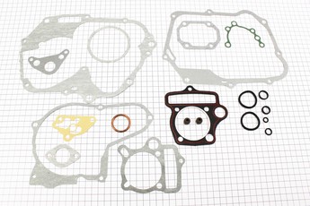 Прокладки двигуна Delta JH 150cc 57,4мм, комплект 21 деталь, арт. 327071