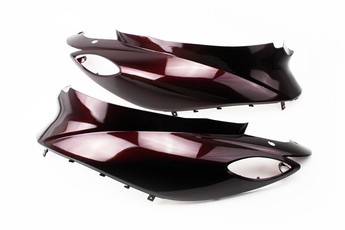 Yamaha Jog SA-36J/39J пластик - верхній бічний лівий + правий, комплект 2шт, бордовий, арт. 329642