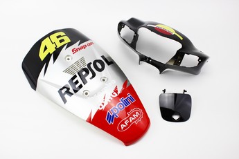 Suzuki LETS-III пластик, комплект фарбовані 5 деталей, TUNING, арт. 329649