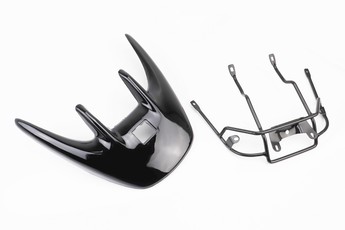 Honda Dio AF-35 пластик - спойлер + кріплення спойлера, комплект, чорний, арт. 329866