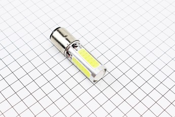 Лампа фари діодна BA20D LED-4 + 1 (лінза), арт. 337109