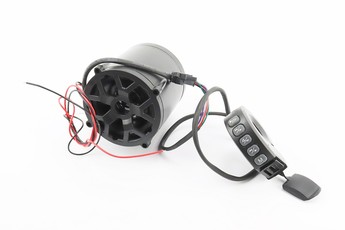 АУДІО колонка двостороння (Bluetooth, МРЗ-USB/SD, FM-радіо, сигнал) + блок кнопок з кріпленням на кермо, арт. 337617