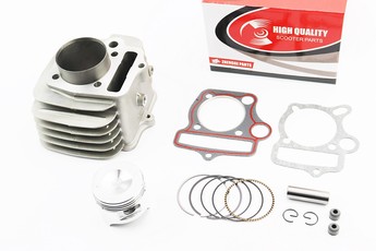 Поршнева Delta 125cc 52,4мм, ЦПГ (циліндро-поршнева група, палець 13мм, висота циліндра 78,3мм, висота поршня 44мм), арт. 338778