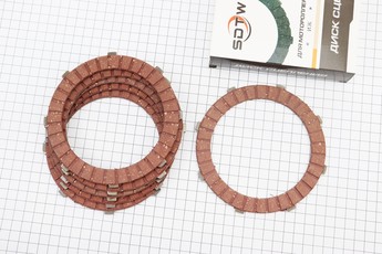 Диски зчеплення фрикційний 4,0мм, комплект 6шт (метал), арт. 342455