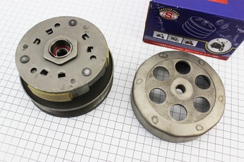 Варіатор задній (комплект), Yamaha Jog 5BM/4JP (3 колодки), тип 2, арт. 347457