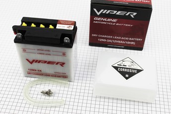 Акумулятор 12V9Ah 12N9-BS(MF) кислотний (135х75х137мм), арт. 348029