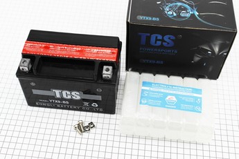 Акумулятор 12V9Ah YTX9-BS кислотний (150х87х105мм), арт. 348105