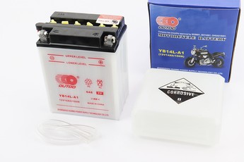 Акумулятор 12V14Аh YB14LA1 кислотний (134х89х166мм), арт. 348202