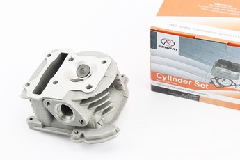 Головка циліндра GY6 139QMB 50-100cc 47мм 80cc з Клапаними у зборі, стандартні клапани, арт. 349043