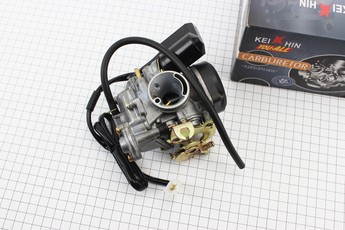 Карбюратор GY6 139QMB 50-100cc у зборі, пластикова кришка, арт. 349183