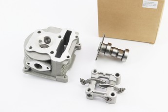 Головка циліндра GY6 139QMB 50-100cc 47мм 80cc з клапанами, ліжком і розподільним валом у зборі, арт. 349266
