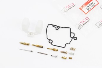 Ремкомплект карбюратора 50-80cc, 12 деталей + поплавець, 139QMB GY6, арт. 349281