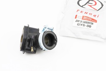 Патрубок карбюратора, стандарт, 139QMB GY6 50-100cc, арт. 349328