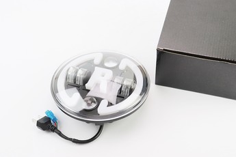 Фара кругла передня частина з обідком, D=180мм, МОТО TUNING, арт. 351207