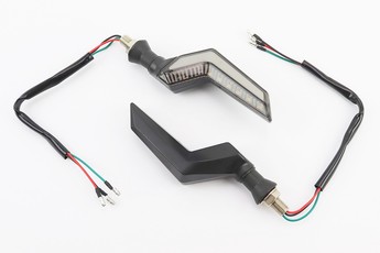 Поворот діодний на гнучкій ніжці + стоп сигнал/габарит LED ізгіб секвентальний, 2шт, арт. 354211