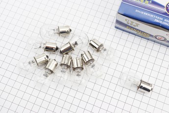 Лампа стопа (велика) 12V21W S25/BA15S, комплект 10шт, арт. 354502