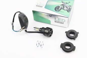 Лампа фари діодна LED-3 SUPER універсальна (комплект різних кріплень), з стабілізатором, тип1, арт. 354511