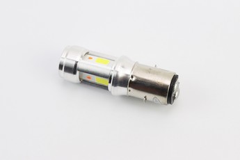 Лампа фари діодна BA20D LED-3, червоне підсвічування, арт. 354519