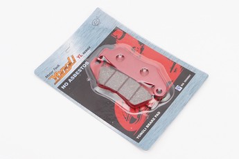 Гальмівні колодки (дискові) Honda CR 125/XLR 125 RW/CRM 250/XR 250/XL 600, SUZUKI-DR 125/RM 125-250 SBK2, KAWASAKI-KLX 250/ KX 250 комплект червоні, арт. 354547