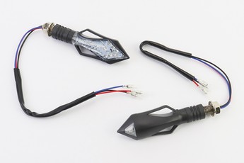 Поворот діодний LED стріла з отвором та габаритом чорний, 2шт, арт. 354628