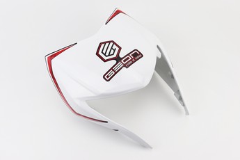 X-Road Light 200-250 пластик-обтічник фари, білий з червоним малюнком, арт. 359295