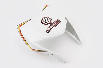 X-Road Light 200-250 пластик-обтічник фари, білий з помаранчевим малюнком, тип 2, арт. 359377