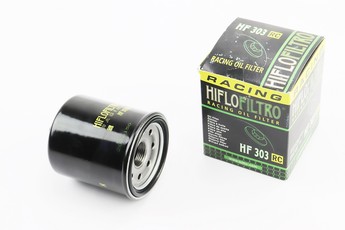 Фільтр масляний HF303RC (65x83мм) Honda CB400/CB500/CB600/CBF, Kawasaki EX300/ZX400/ZX600, арт. 362013