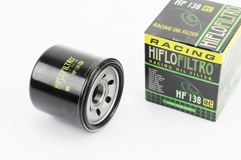 Фільтр масляний HF138RC (68x75мм) Aprilia RSV 1000 Tuono V4R/Kawasaki KLV1000/Suzuki GSF600-1200, арт. 362016