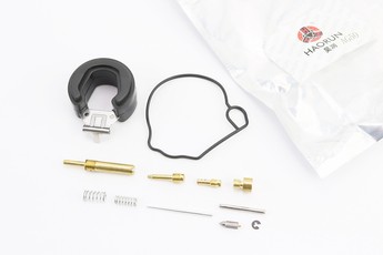 Ремкомплект карбюратора Suzuki AD50, 11 деталей + поплавець, арт. 363179