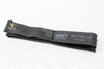 Камера велосипедна 26&raquo;x1,90/2,125 з ніпелем (Presta FV-35), арт. 401107