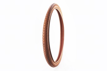 Шина велосипедна 26&raquo;x1,95 (52-559) дорожня, коричнева SKIP С1446, арт. 402919