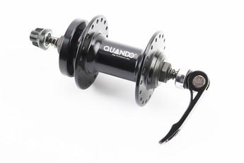 Втулка передня MTB алюмінієва 14Gx36H, Disk-brake, кріплення ексцентрик, чорний KT-MD7F, арт. 403034