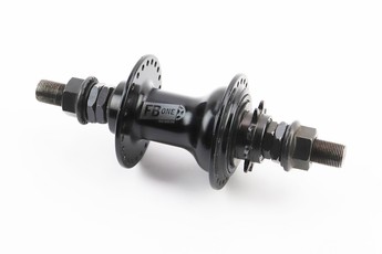 Втулка задня BMX алюмінієва 14Gx48H драйвер 9т, 4 пром-підшипники 6902 2RS, вісь 14мм, кріплення гайка, чорний FB-A272В, арт. 403348