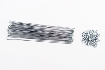 Спиця 14Gx248мм, (100шт, комплект), &laquo;хром&laquo;, арт. 403538