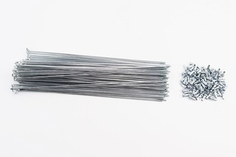 Спиця 14Gx252мм, (100шт, комплект), &laquo;хром&laquo;, арт. 403901