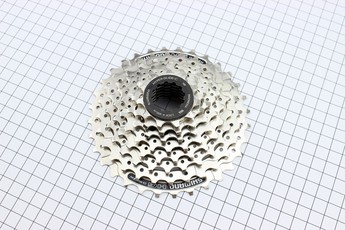 Касета 8 зірок 11,13,15,18,21,24,28,32Т, &laquo;хром&laquo; ACERA CS-HG41, арт. 404009