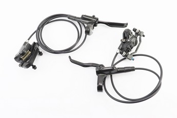 Гальмо Disk-brake гідравлічне переднє 800мм, (F180мм) + заднє 1400мм, (F180/R160мм), чорний BR-MT200, арт. 404260