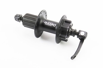 Втулка задня MTB алюмінієва 14Gx36H під касету 8-10 зірок, Disk-brake, кріплення ексцентрик, чорний DEORE FH-M5x5A, арт. 404316