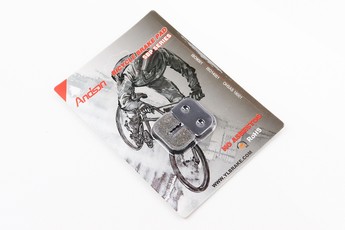 Гальмівні колодки Disk-brake (Avid 79cc, Mini Bike Rear, MBX10, Motovox, ATV), чорні YL=1003, арт. 406106